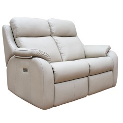 G Plan Kingsbury 2 Seater Power Recliner Sofa with Adjustable Headrest & Lumbar