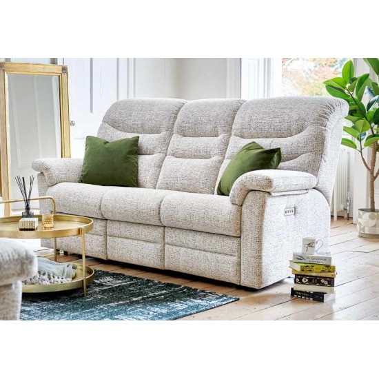 G Plan Ledbury Power Recliner 3 Seater Sofa - LHF or RHF with Adjustable Headrest & Lumbar - Spring Promo Price until 3rd June 2024!