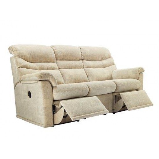 G Plan Malvern 3 Seater Manual Recliner Sofa Double (3 cushion version) 