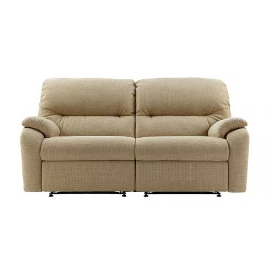 G Plan Mistral 3 Seater Manual Recliner Sofa Double - 2 Cushion version