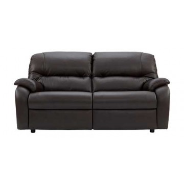 G Plan Mistral Leather - 3 Seater Manual Recliner Sofa Double - 2 cushion version 