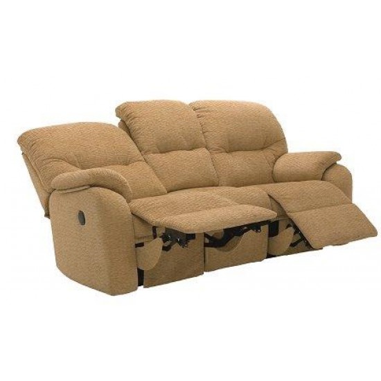 G Plan Mistral Small 3 Seater Manual Recliner Sofa Double