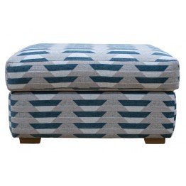 G Plan Seattle Footstool in Fabric - Fixed Top