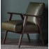 Gallery Direct Neyland Armchair - Heritage Green (leather)