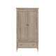 Gallery Direct Artisan 2 Door 1 Drawer Wardrobe Gallery Direct Artisan 2 Door 1 Drawer Wardrobe