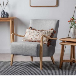 Gallery Direct Chedworth Accent Chair in Charcoal