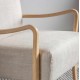 Gallery Direct Chedworth Accent Chair in Natural Linen