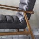 Gallery Direct Datsun Accent Chair in Antique Ebony