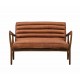 Gallery Direct Datsun Sofa in Vintage Brown 