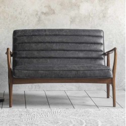 Gallery Direct Datsun Sofa in Antique Ebony