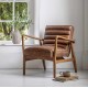 Gallery Direct Datsun Accent Chair in Vintage Brown