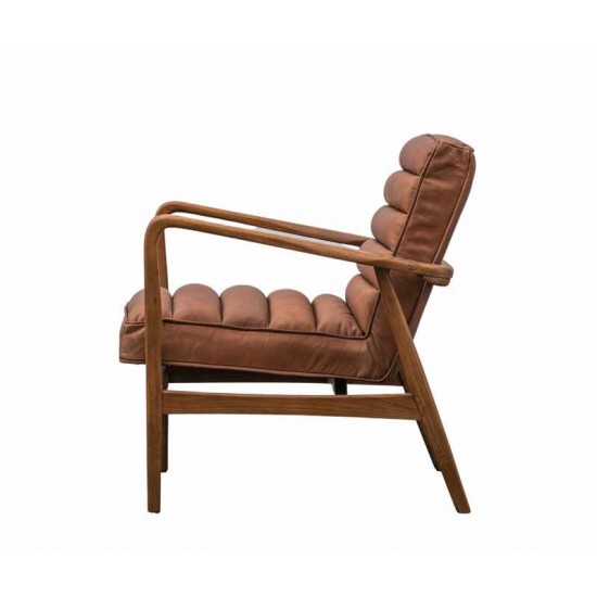 Gallery Direct Datsun Accent Chair in Vintage Brown