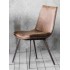 Gallery Direct Hinks Dining Chair - Brown - Price for a Pack of 2