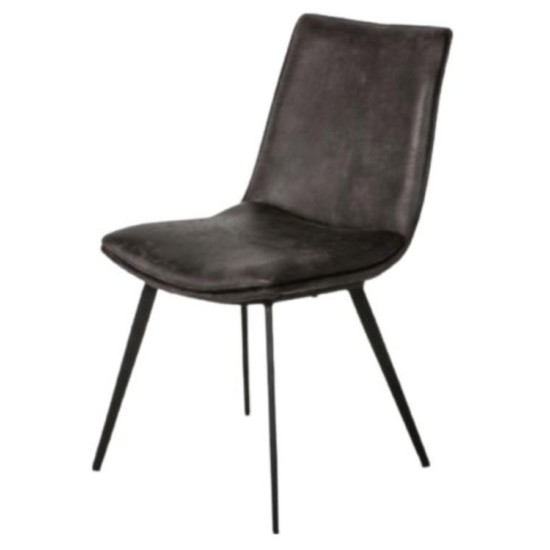 Gallery Direct Hinks Dining Chair - Grey - Price for a Pack of 2 Gallery Direct Hinks Dining Chair - Grey - Price for a Pack of 2