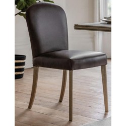 Gallery Direct Hinton Dining Chairs - Brown - Price for a pair