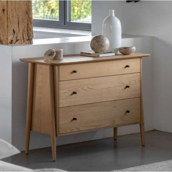 Gallery Direct Hatfield 3 Drawer Chest Gallery Direct Hatfield 3 Drawer Chest