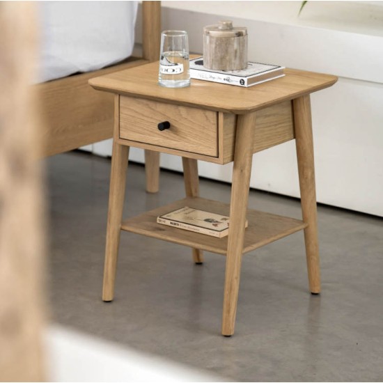 Gallery Direct Hatfield 1 Drawer Bedside Gallery Direct Hatfield 1 Drawer Bedside