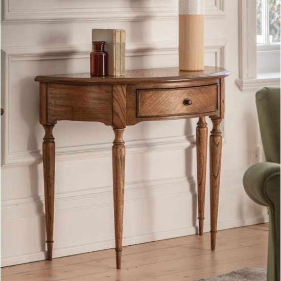 Gallery Direct Highgrove Demi Lune Table 