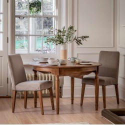 Gallery Direct Highgrove Extending Round Dining Table