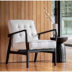 Gallery Direct Humber Accent Chair in Natural Weave Fabric