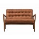 Gallery Direct Humber Sofa in Vintage Brown