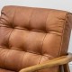 Gallery Direct Humber Accent Chair in Vintage Brown