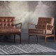 Gallery Direct Humber Sofa in Vintage Brown