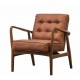 Gallery Direct Humber Accent Chair in Vintage Brown