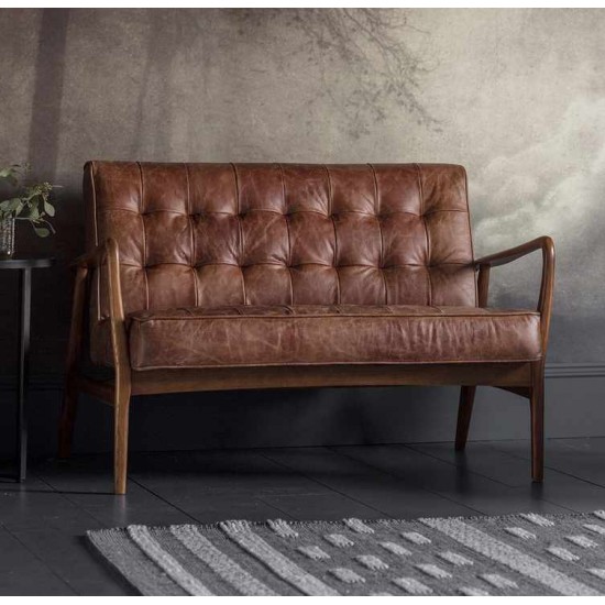 Gallery Direct Humber Sofa in Vintage Brown