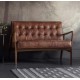 Gallery Direct Humber Sofa in Vintage Brown
