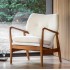 Gallery Direct Jensen Accent Chair in Cream Fabric