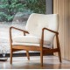 Gallery Direct Jensen Accent Chair in Cream Fabric