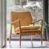 Gallery Direct Jensen Accent Chair in Ochre Fabric