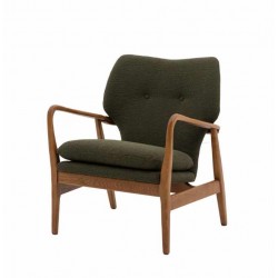 Gallery Direct Jensen Accent Chair in Green Fabric