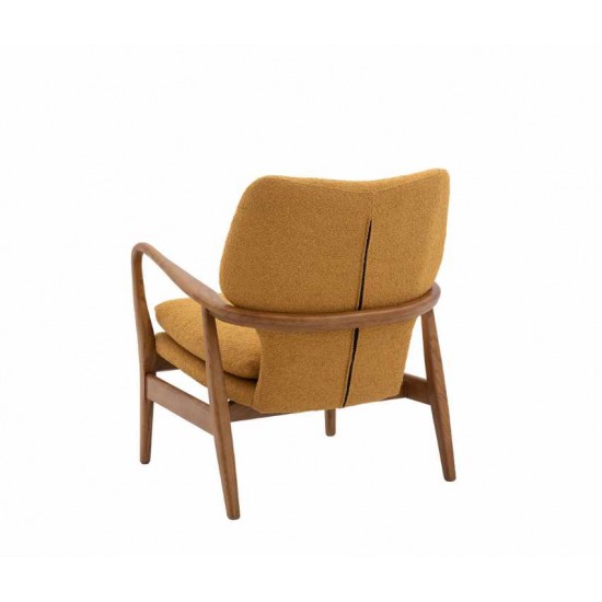 Gallery Direct Jensen Accent Chair in Ochre Fabric