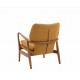 Gallery Direct Jensen Accent Chair in Ochre Fabric