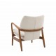 Gallery Direct Jensen Accent Chair in Cream Fabric