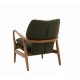 Gallery Direct Jensen Accent Chair in Green Fabric