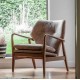 Gallery Direct Jensen Accent Chair in Brown Leather