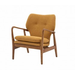 Gallery Direct Jensen Accent Chair in Ochre Fabric