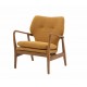 Gallery Direct Jensen Accent Chair in Ochre Fabric