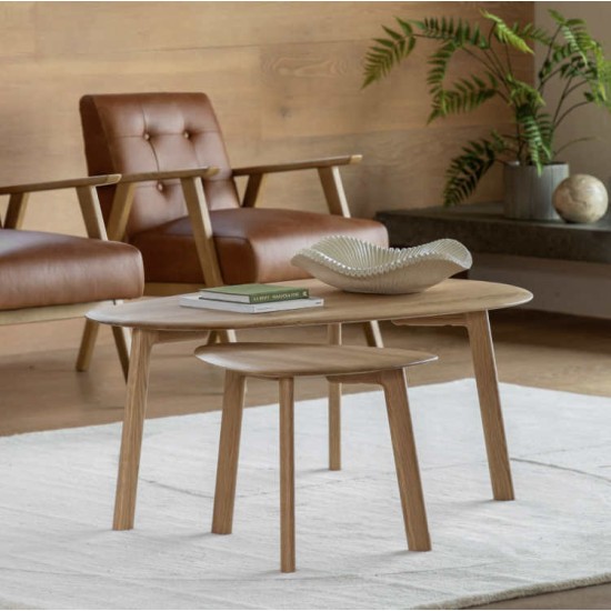 Gallery Direct Madrid Round Coffee Table Nest Gallery Direct Madrid Round Coffee Table Nest