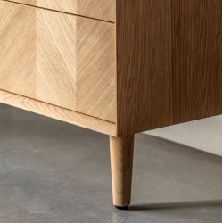 Gallery Direct Milano 6 Drawer Chest 