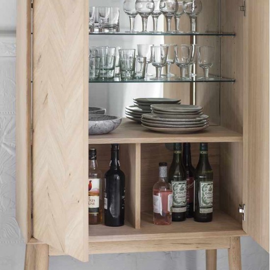 Gallery Direct Milano Cocktail Drinks Cabinet - AVAILABLE QUICK AS IN STOCK