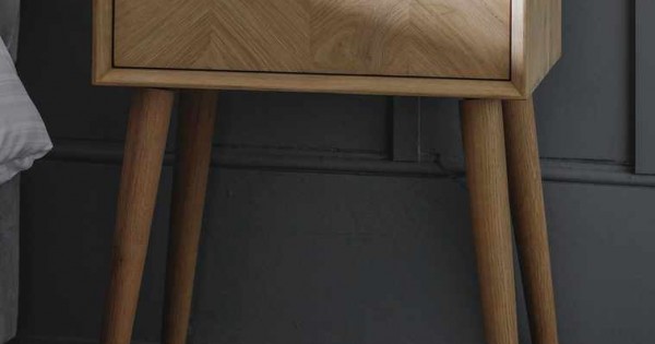 Milano 1 drawer side table discount