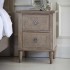 Gallery Direct Mustique 2 Drawer Bedside Table