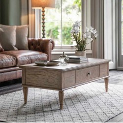 Gallery Direct Mustique Coffee Table with Drawer