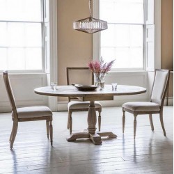 Gallery Direct Mustique Round Extending Dining Table 