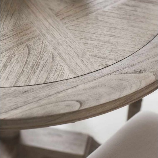 Gallery Direct Mustique Round Extending Dining Table 