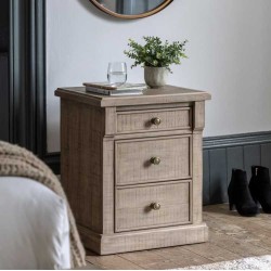Gallery Direct Vancouver 3 Drawer Bedside